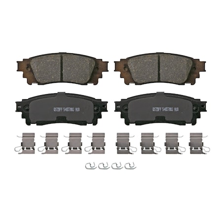 Wagner Brakes Ceramic Brake Pads, Zd1805 ZD1805